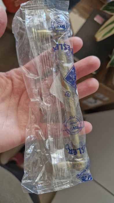 Vand manere bronz antic 128 mm