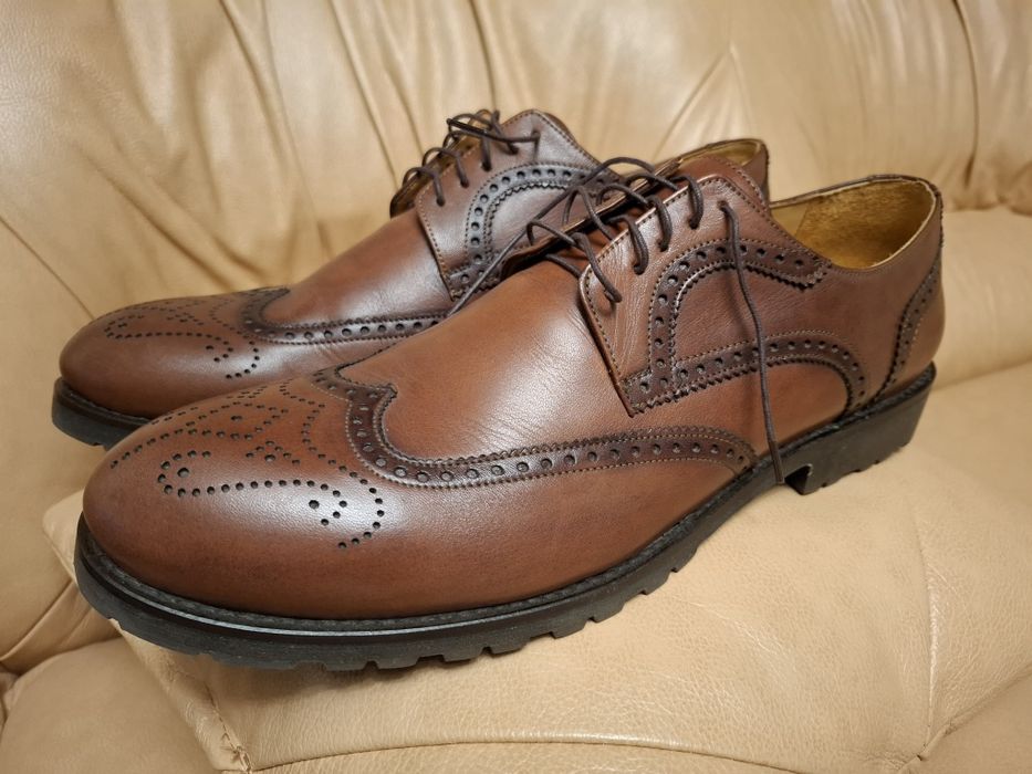 Pantofi piele maro 45 Fraterno