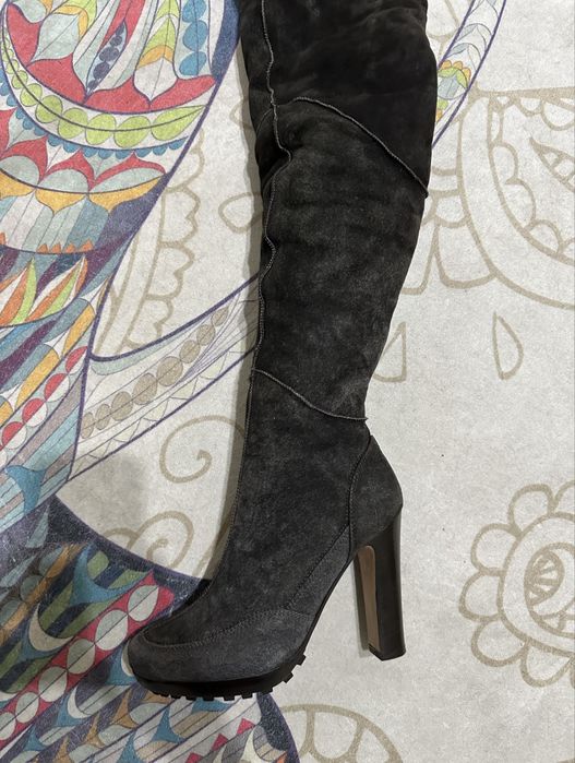 cizme UGG Donata peste genunchi cu 2 fete