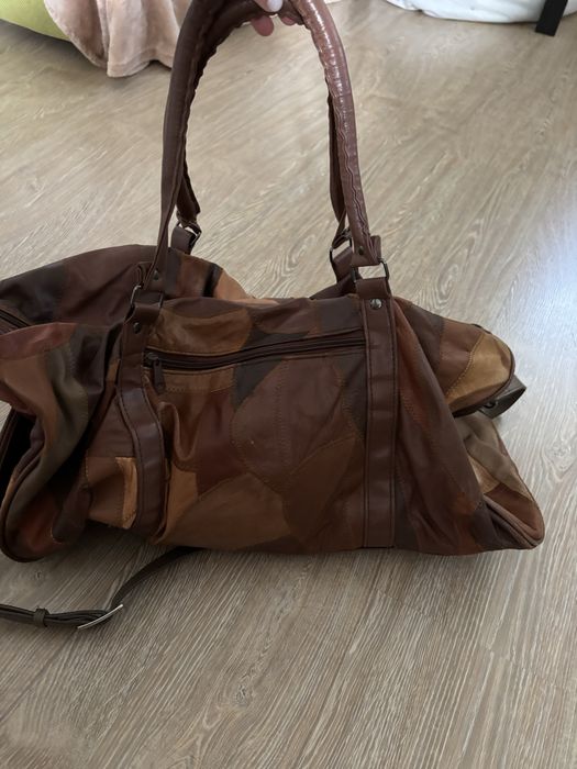 пътна чанта от телешка кожа. Италия