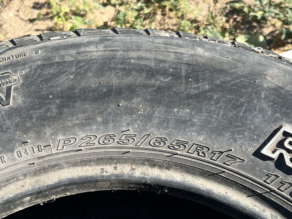 Продается резина r17, 265/65