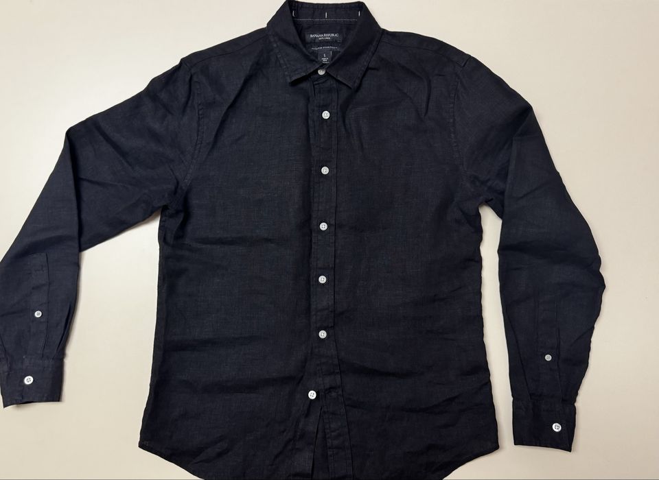 Рубашка мужская из льна Banana Republic