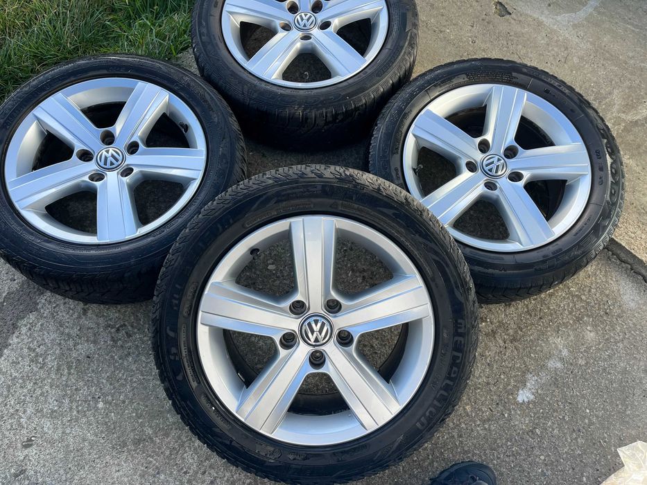 JANTE 16 VW GOLF7 Passat Jetta Touran CADDY Anvelope M+S 205/55/16