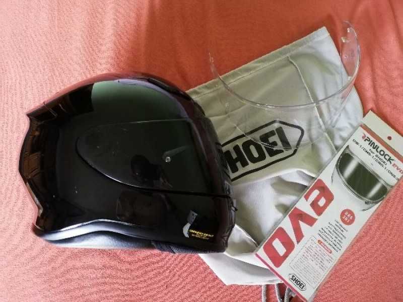 Casca Moto Shoei NXR Negru Lucios- XXS / XS / S / L - 2 Viziere