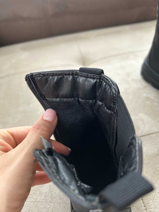 зимни ватирани кожени боти за момиче 34 номер