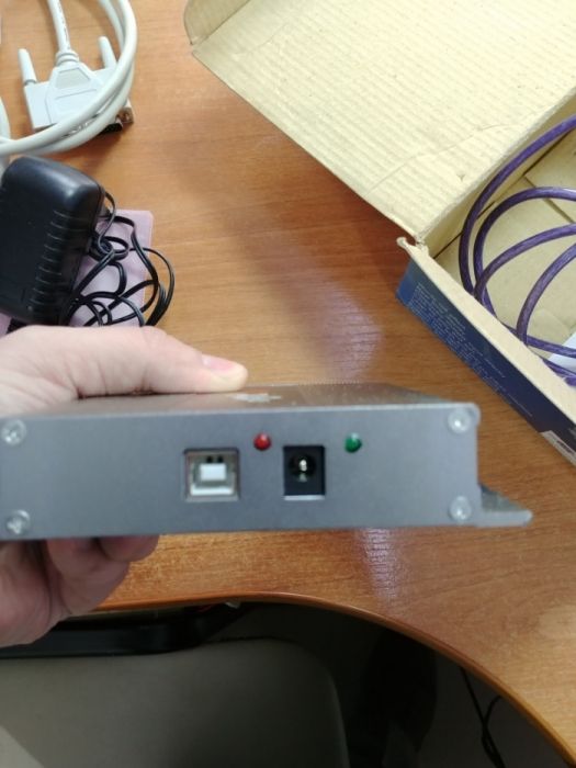 Блок и программа для управления лазерами ILDA DB25