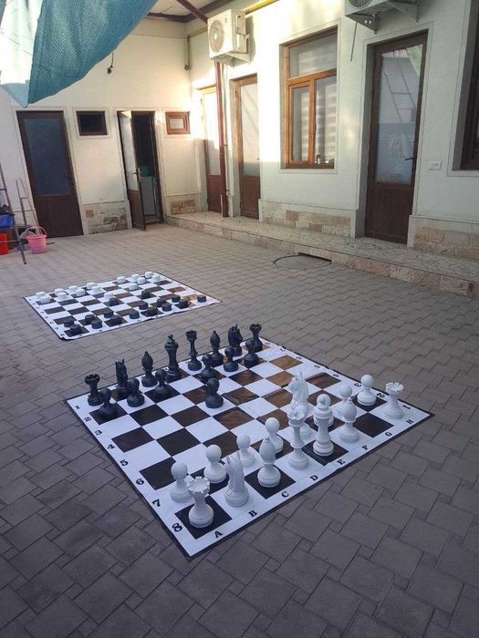 Шахматы напольные различных размеров в комплекте и отдельно