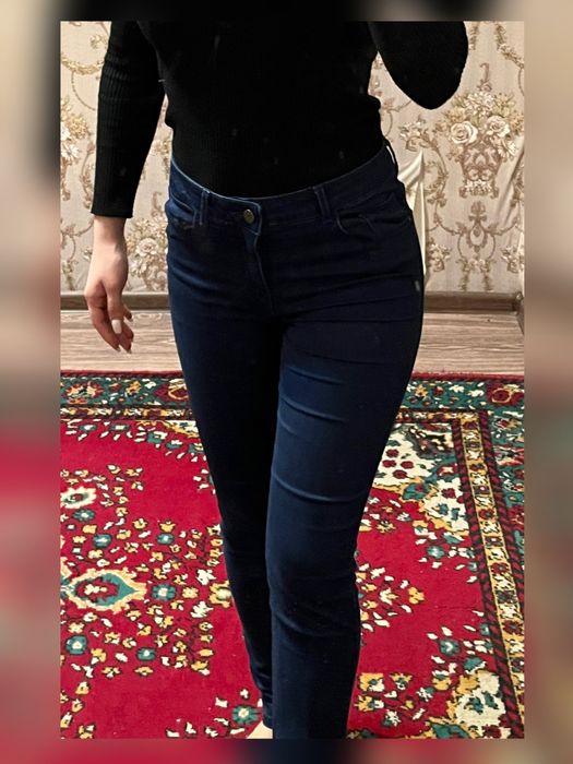 Джинсовые брюки карго, джинсовые брюки бардовая, темно синяя