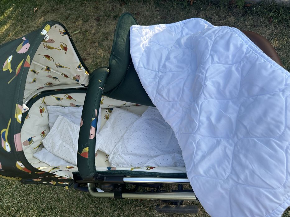 Cosatto Бебешка количка Giggle Trail 3в1 Birdland с чанта и чувал