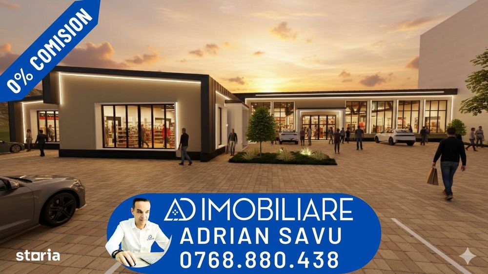 Spațiu comercial de închiriat – 1000 mp, Calea București