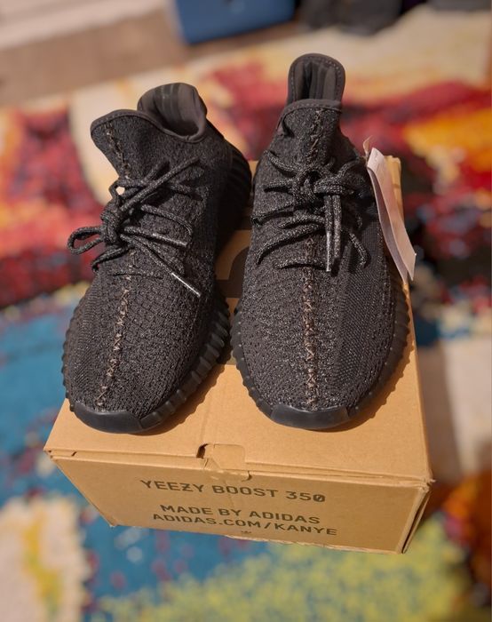 Adidas yeezy 350 black reflective