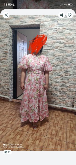 Шикарное платье 48 размера
