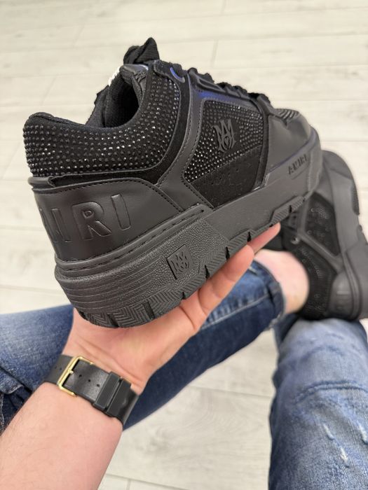 Adidasi Barbati Amiri Full Negru!
