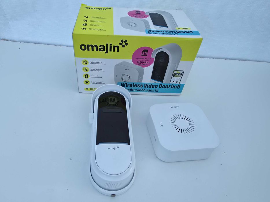 Sonerie Inteligenta / Camera / Interfon Omajin by Netatmo OVD-01-EU, Wireless, 5MP, Alb