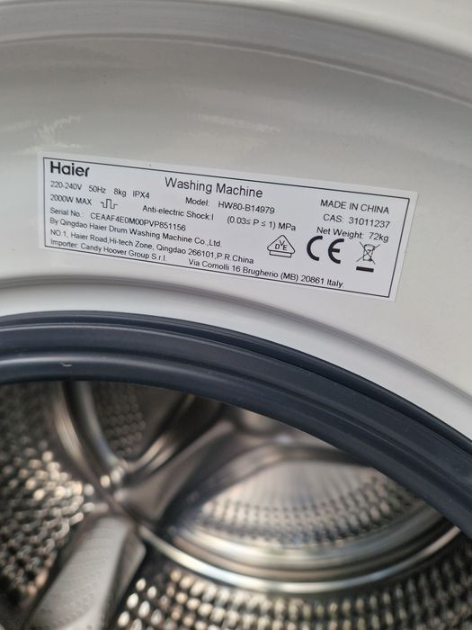 Пералня Haier 8 кг А+++ Слим Нова