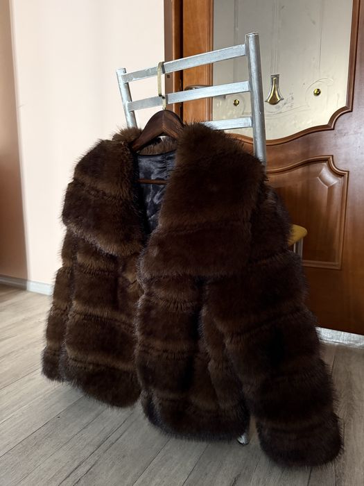 Эко шуба в идеальном состоянии