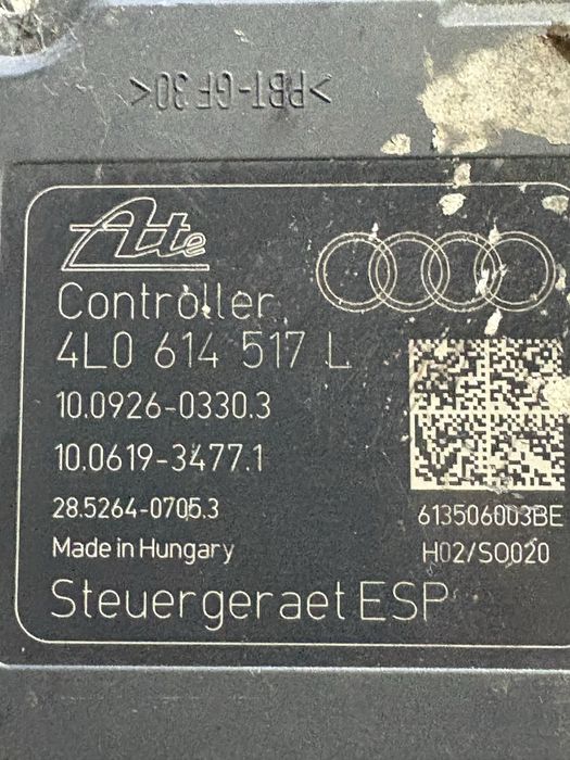 Audi Q7 3.0tdi 245кс face 2013 година АБС ABS Модул 4L0614517L