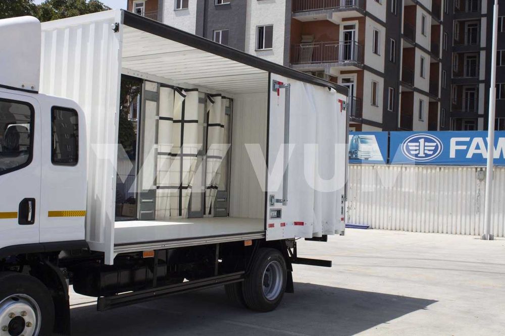 Автофургон шторно-тентовый FAW Tiger V, (24,6м³) дизель