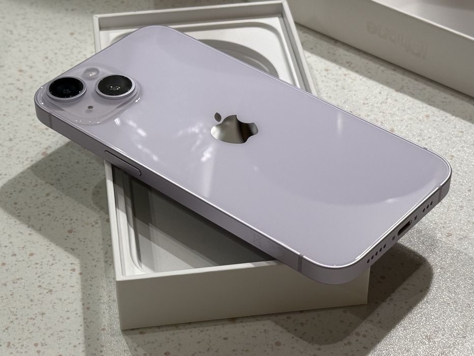 iPhone 14 256GB Purple – Перфектен, 100% Батерия!