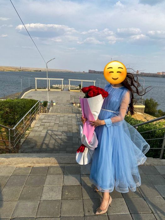 Платья голубой.4