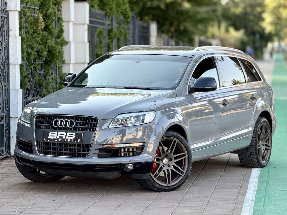 • Audi Q7 2007 • 3.0 Quattro 245 cp / 7 Locuri / Perne / Nardo Grey • Parc Auto • RATE • Garanție •