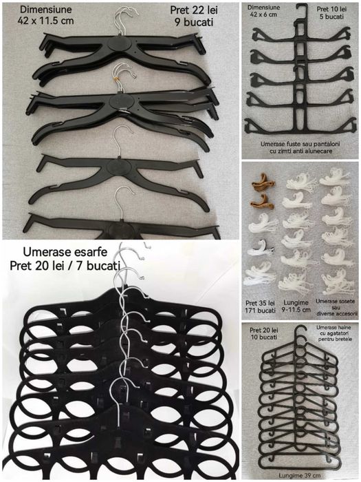 Suport extensibil stenter pliabil cabina proba umerase haine esarfe