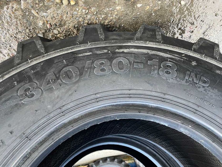 OZKA Anvelope noi industriale pentru buldo beton 340/80-18 Cauciucuri