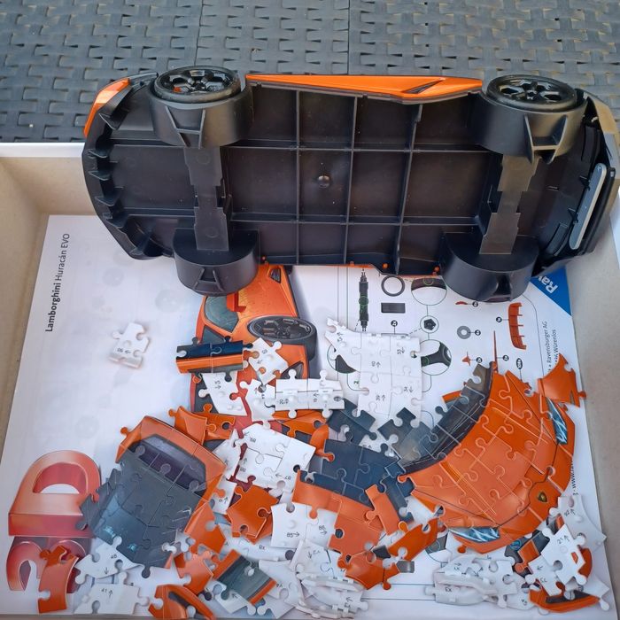 3D Пъзел Ravensburger 108 ел. - Lamborghini Huracán EVO - Arancio