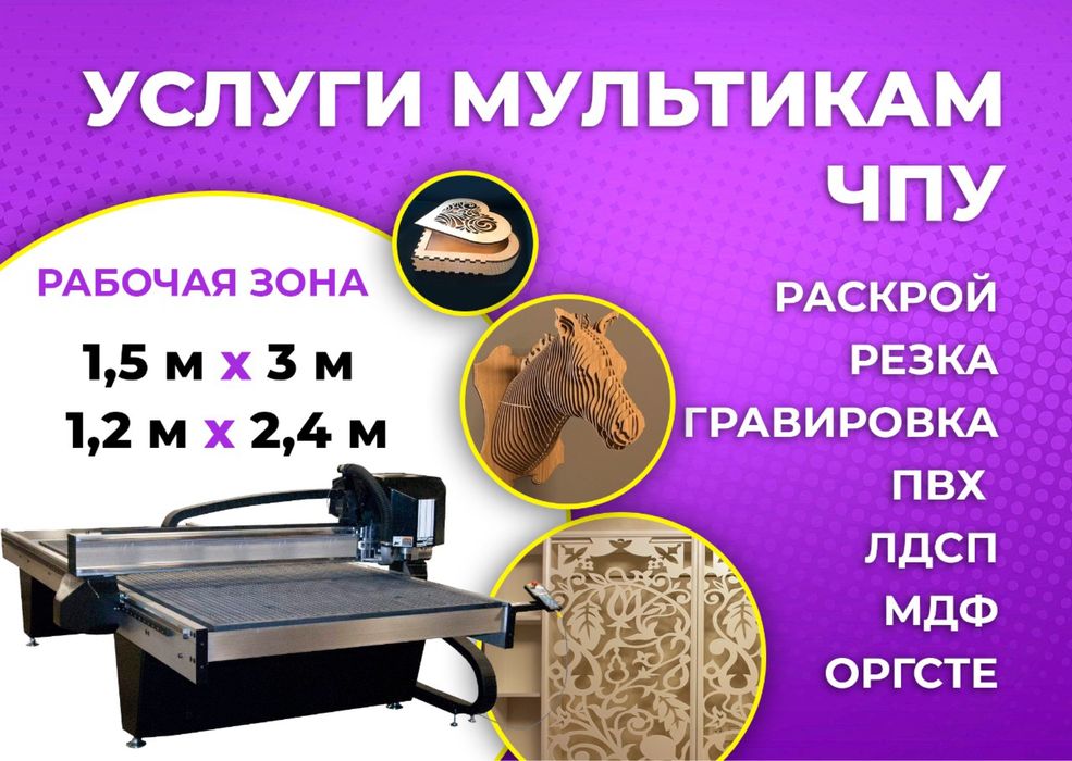 Чпу мультикам фрезеровка услуги