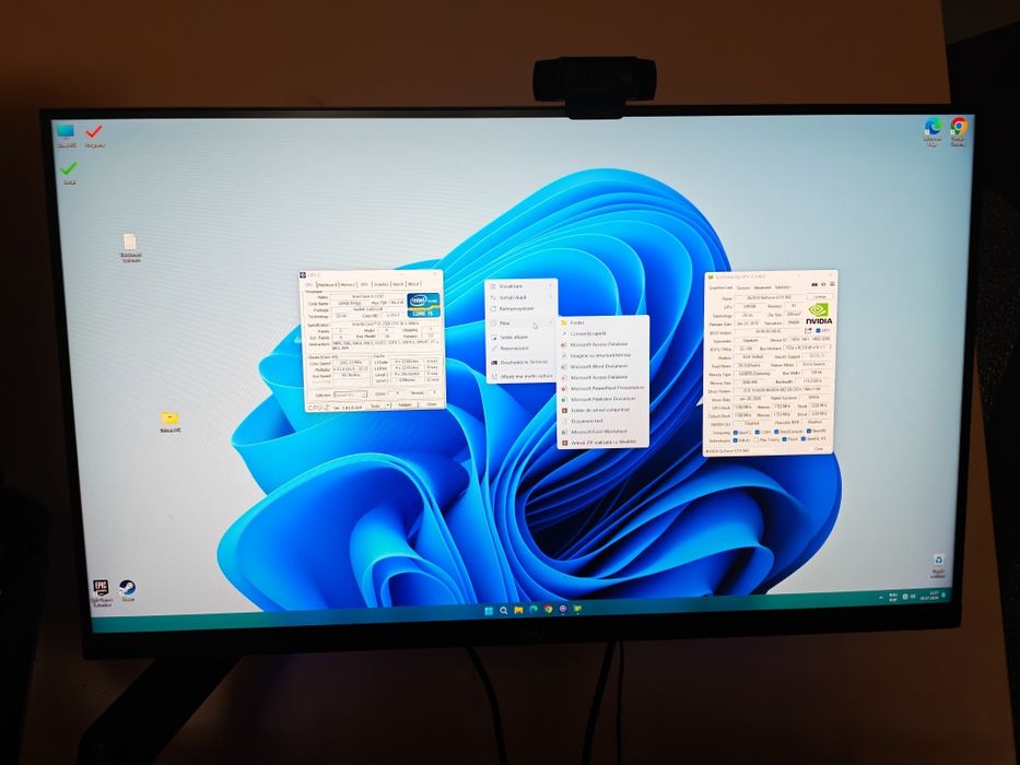 Sistem PC cu CPU I5, 16gb ram, gpu 2gb