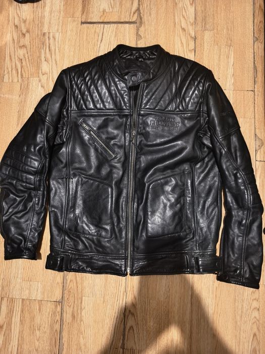 Мотокуртка кожаная Hawk moto