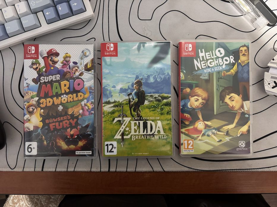 Продажа/обмен картриджей на Nintendo Switch