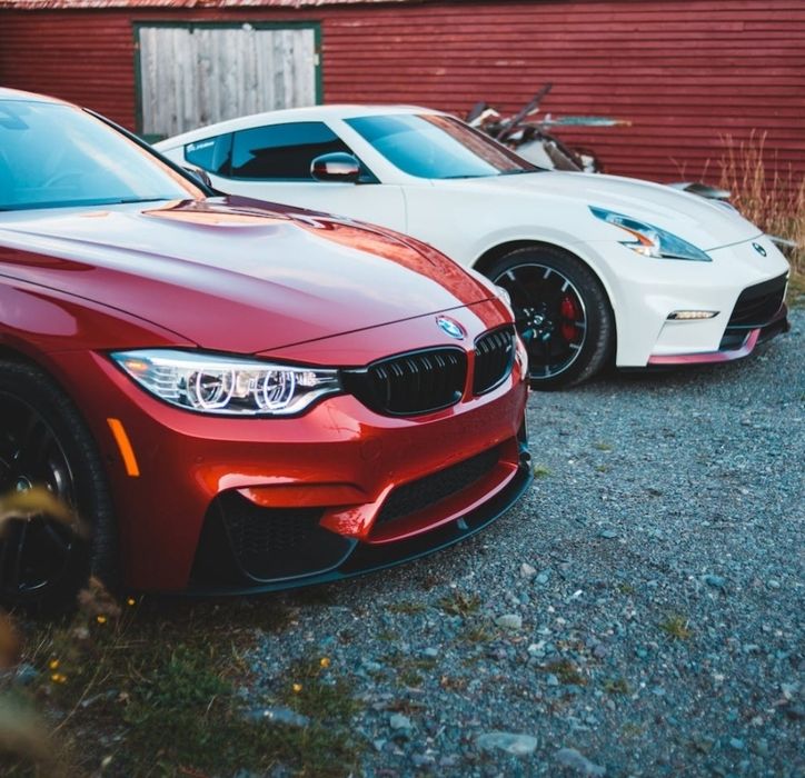 Grila DublaNari BMW Seria 3 F30 F32 F31 F34 F35 F36 Negru Lucios