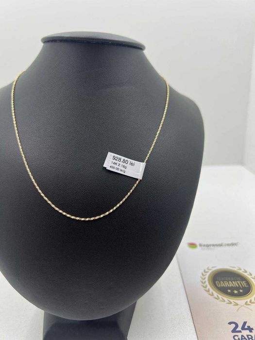 Lant Aur 14K 2.16g (Ag25 Belvedere B.41059) Garantie 2 ani!