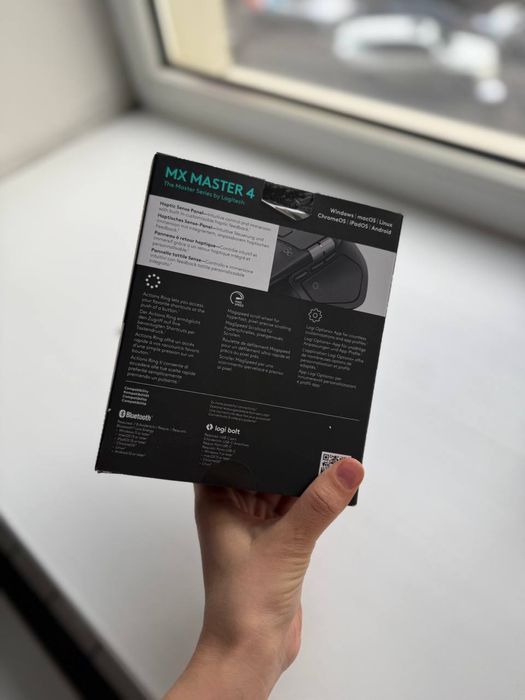 Мышь Logitech MX Master 4, тёмно-серая