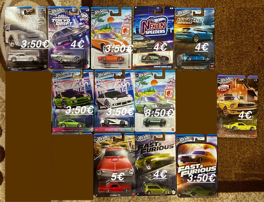 Hot Wheels колилки