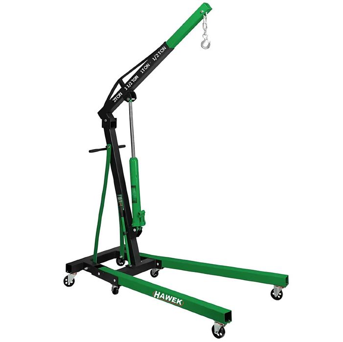 Хидравличен кран тип "Жираф" HAWEK - подемник за двигатели и агрегати