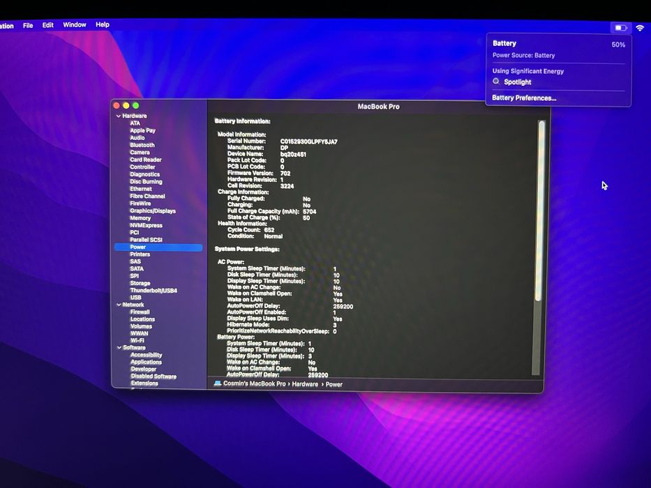 MacBook Pro 13” Retina A1502 stare excelentă