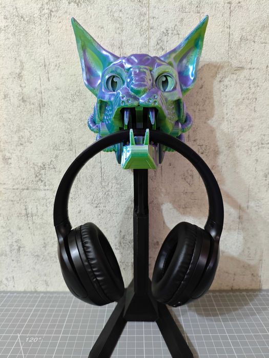 Универсальный держатель для наушников Кибер-кот