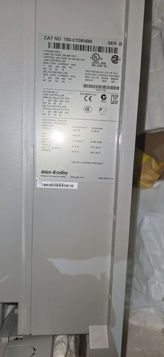 Allen-Bradley SMC-3, 150-C108NBR nou controler inteligent motor 0- 108 A si pompe Verder MAG  GPDM 25.50 special chimic cuplaj magnetic - DN 40 DN 50