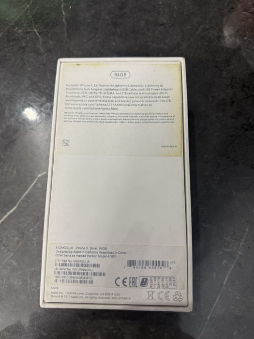 IPhone X silver продам