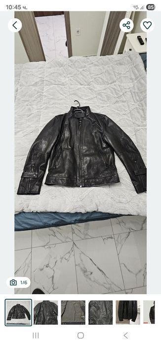 G-Star Biker Leather Jacket кожено яке