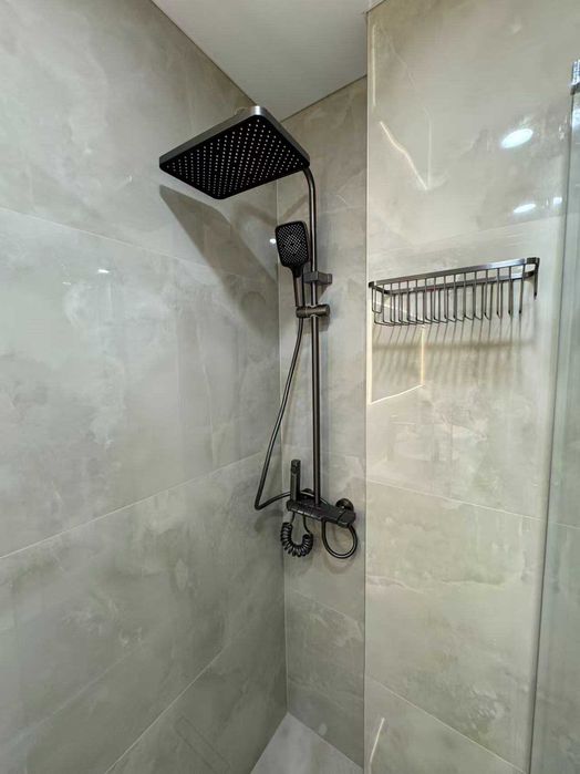 Аксесоари за баня,шкаф огл,сив мат,хром,неръждайма стомана,душ,батерия