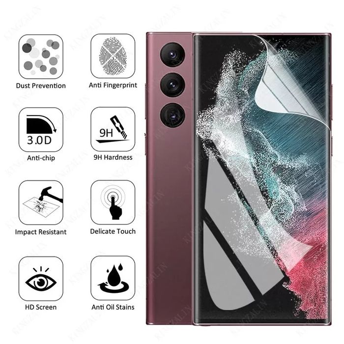 5D Hydrogel Протектор за Дисплей или Гръб Samsung Galaxy S22 / Ultra