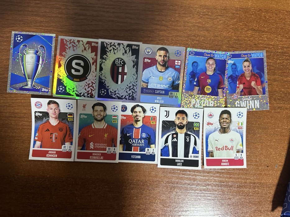 Альбом стартовый набор Лига Чемпионов 2024/2025 Topps (+ 10 стикеров)
