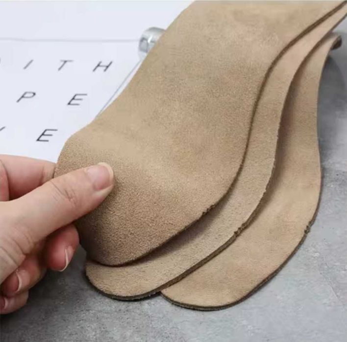 Двулицеви дишащи стелки за обувки естествена кожа до No46 29см унисекс