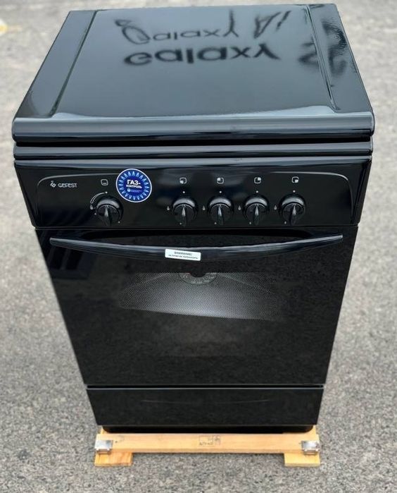 Гефест газовый плита Black