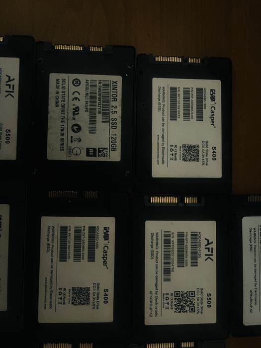 SSD накопители 120G 480G 512G