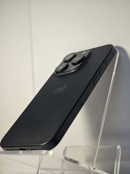 Apple iPhone 15 Pro, Negru, 128GB - Stare Excelenta