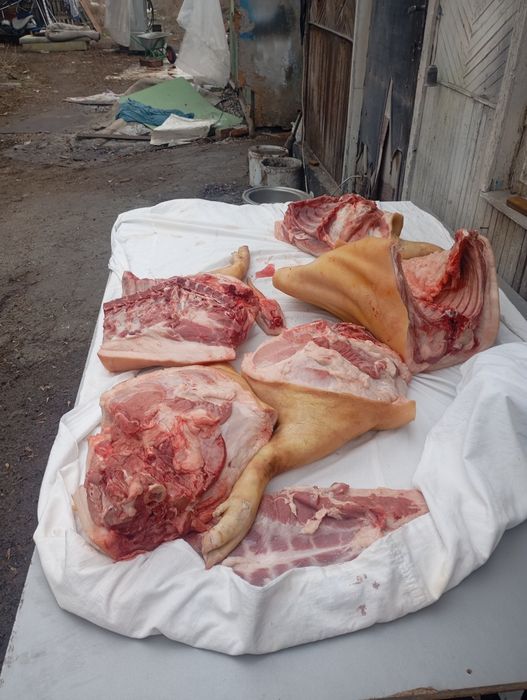 Мясо свинины домашнее
